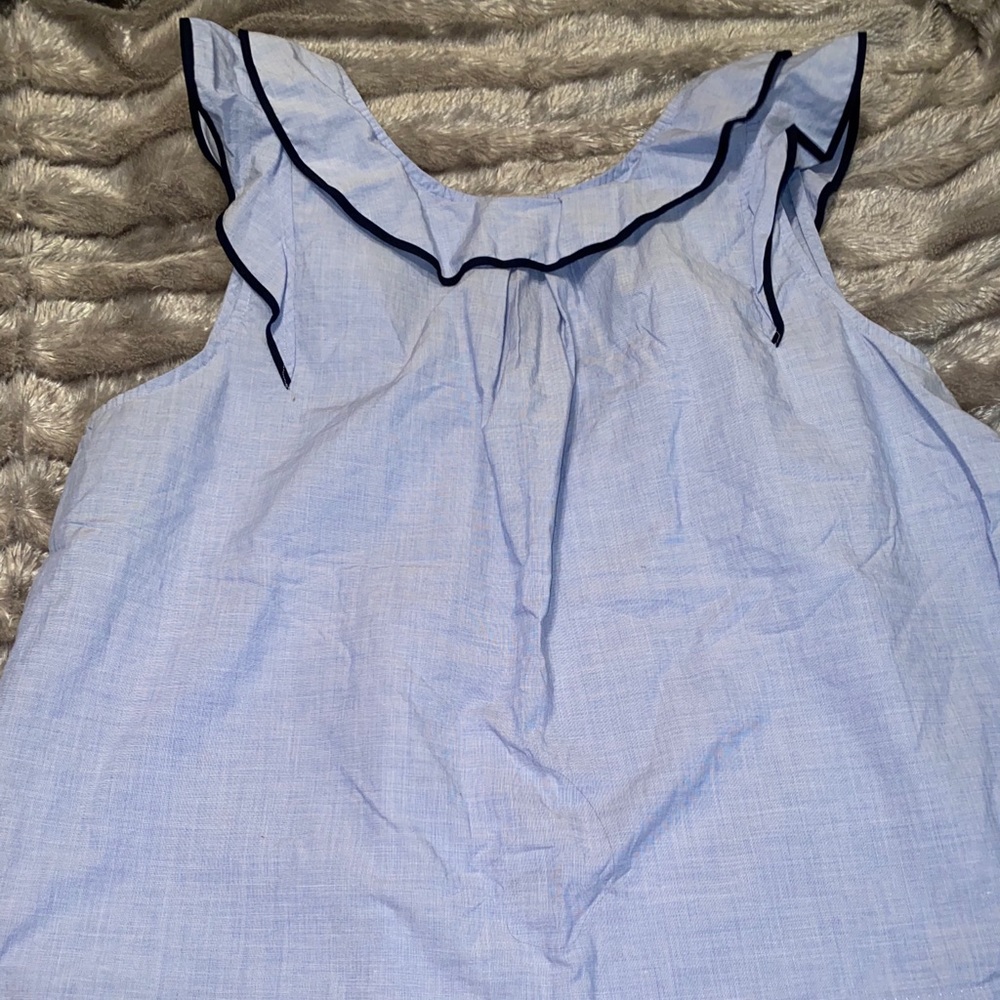 J. Crew sleeveless top with squared back